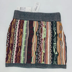 WOOD WOOD Lula Coogi Knit Skirt - wool Multicolor rare Wood Wood small